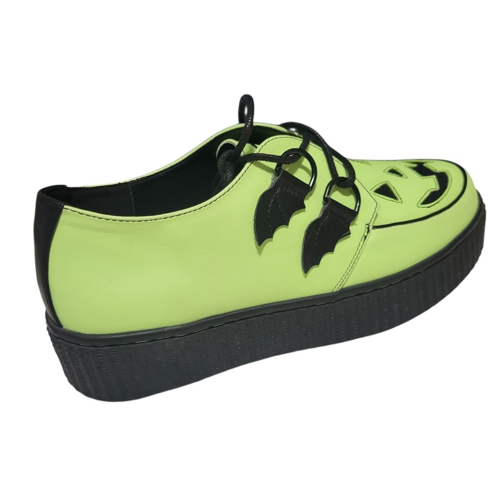 Strange Cvlt Cult YRU Krypt Jack O Lantern Glow Creeper Platform Shoes Women 10 - Picture 2 of 14